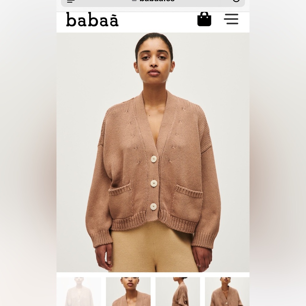 Babaa No. 22 Cardigan, NWOT